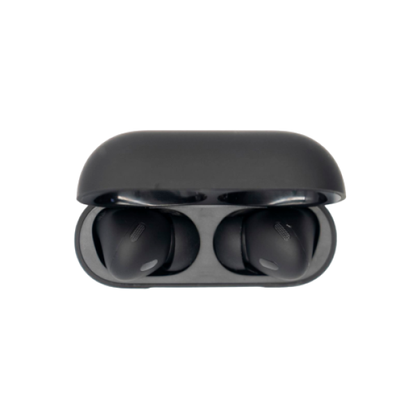 Kannzz AirPods Pro 2 Jet Black Matte with Artistic Design